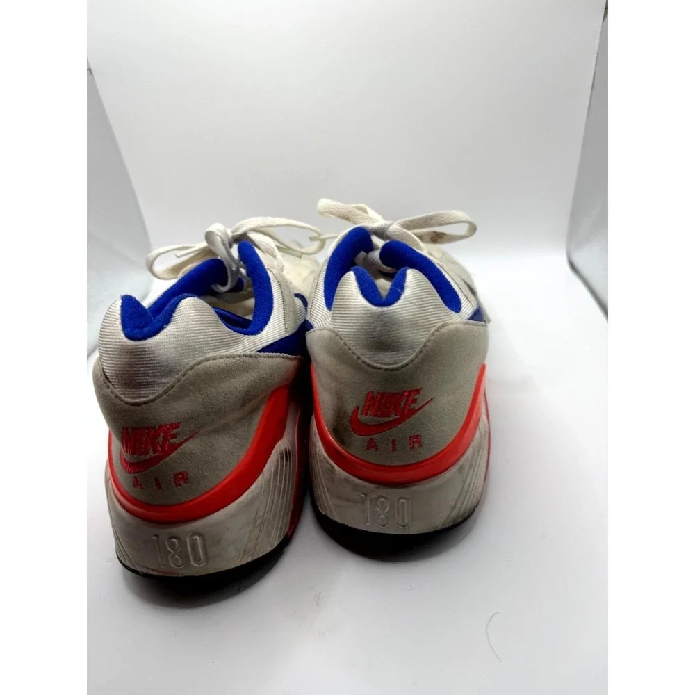 Nike Air Max‎ 180 Ultramarine 615287-100 Mens 12 Sneaker White Red Running Shoes